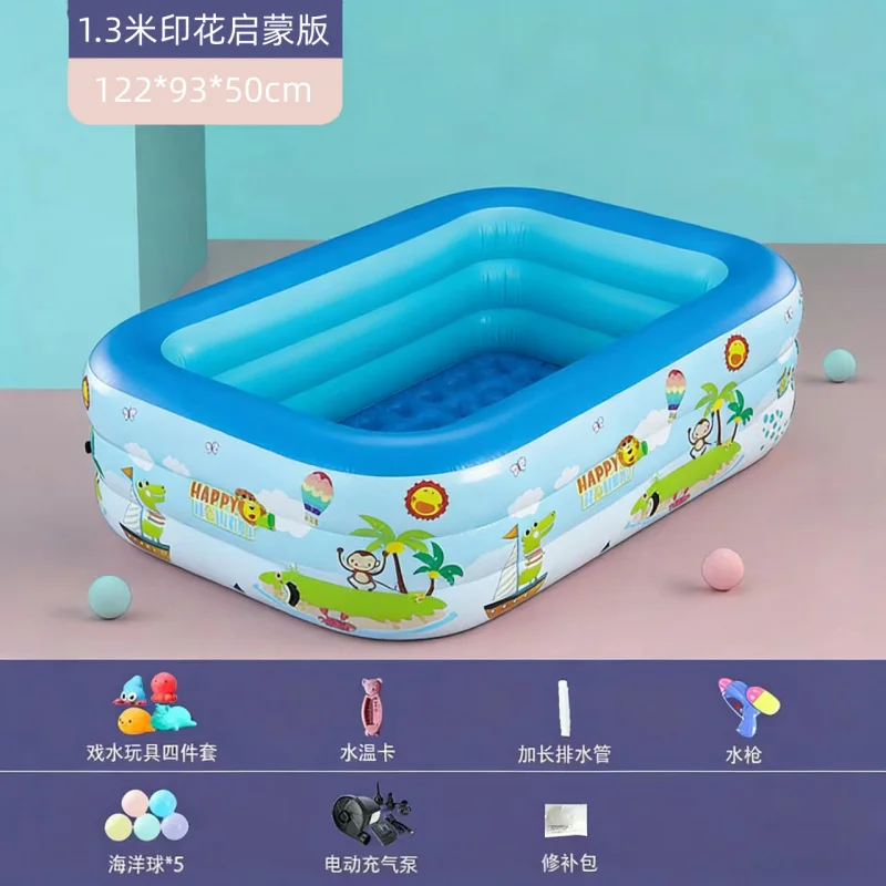 Large Inflatable Swimming Pool - Baby Bath Tub Foldable recension och pris