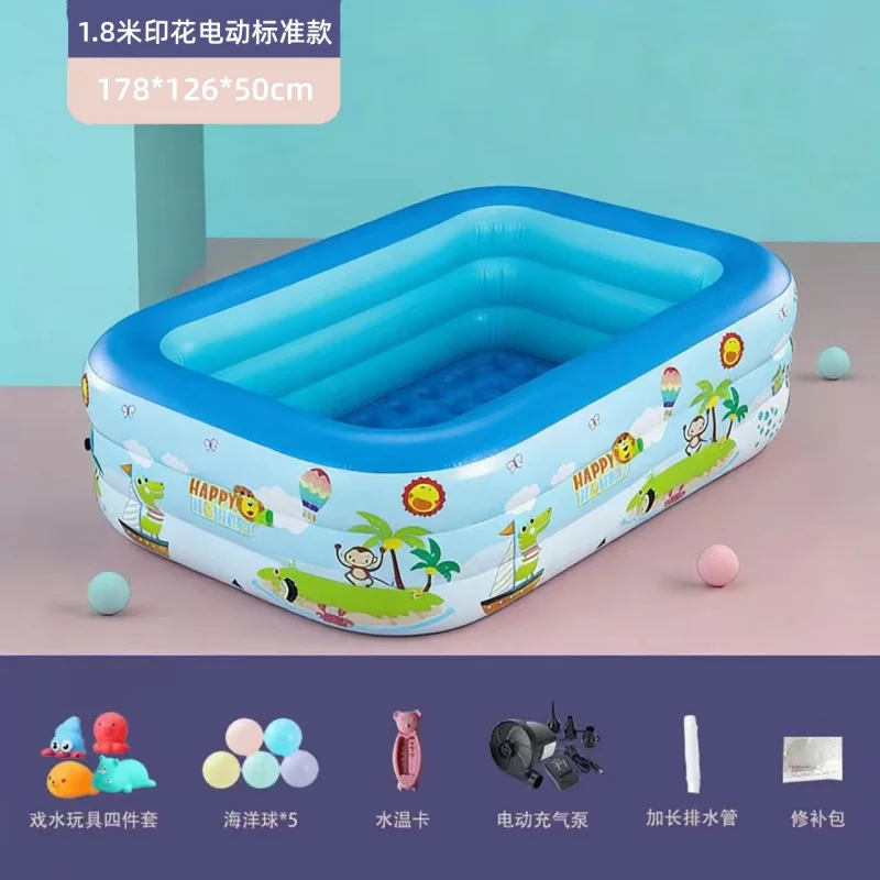 Large Inflatable Swimming Pool - Baby Bath Tub Foldable recension och pris