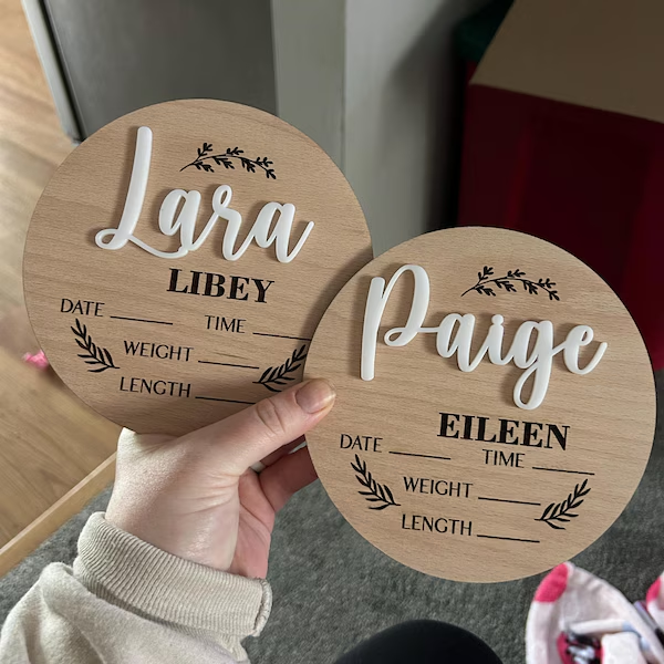 1Pc Custom Baby Announcement S - Baby Gate Stairs recension och pris