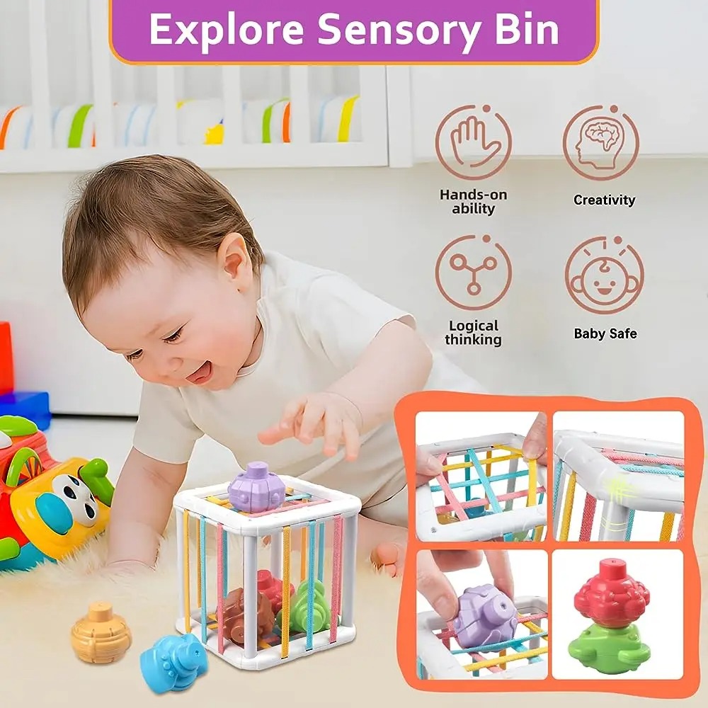 Rainbow Colorful Montessori Sh - Baby Products Toys recension och pris
