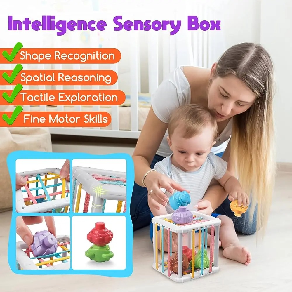 Rainbow Colorful Montessori Sh - Baby Products Toys recension och pris