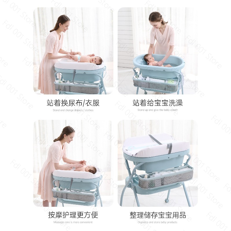 Baby Bath Tub & Changing Table - Baby Bath Tub Foldable recension och pris