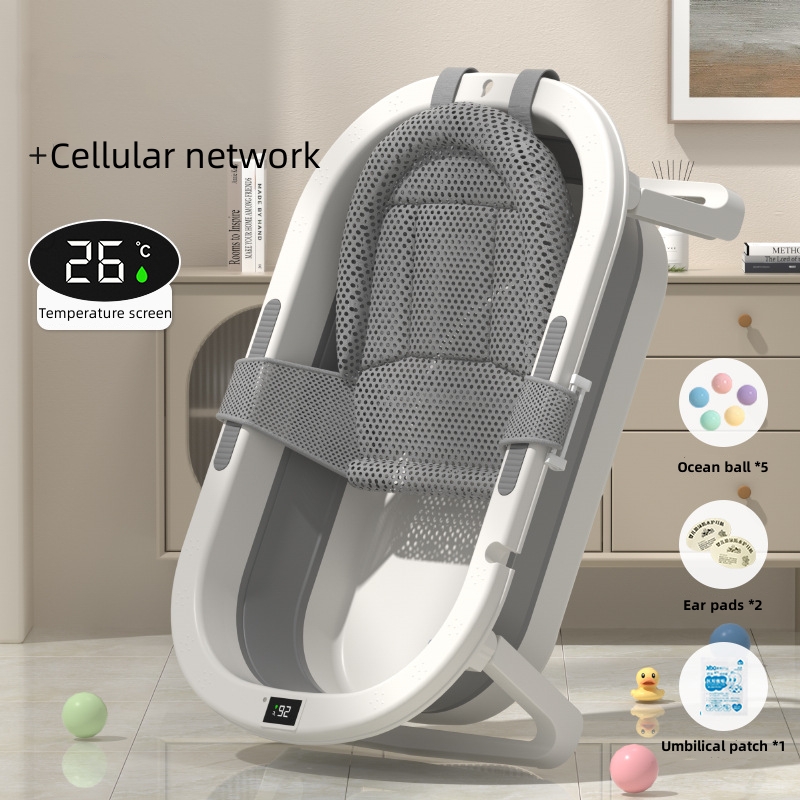 Baby Bath Tub Warm Bath Tub Ba - Baby Bath Tub Foldable recension och pris