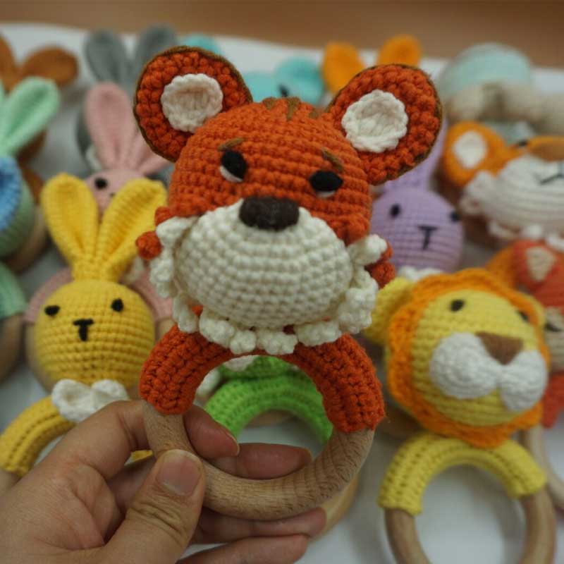 1PC Rabbit Tiger Lion Crochet  - Baby Products Rabbit recension och pris