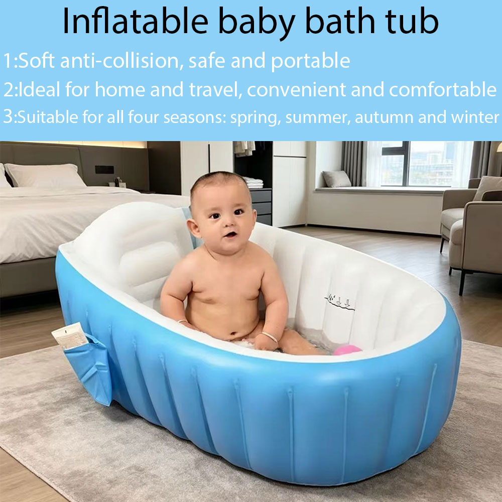 Inflatable Baby Bathtub with A - Baby Bath Tub Foldable recension och pris