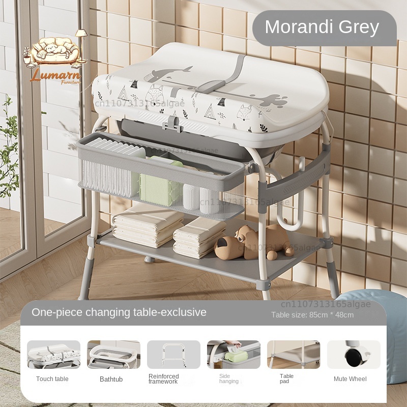Baby Changing Table with Batht - Baby Bath Tub Foldable recension och pris